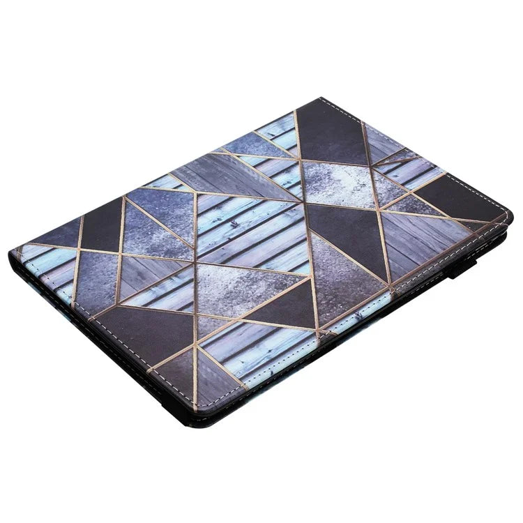 For iPad Pro 11 (2024) Case Pattern Printing Support Stand Card Holder Leather Tablet Cover