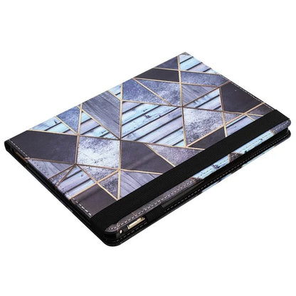 For iPad Pro 11 (2024) Case Pattern Printing Support Stand Card Holder Leather Tablet Cover