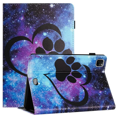 For iPad Pro 11 (2024) Case Pattern Printing Support Stand Card Holder Leather Tablet Cover