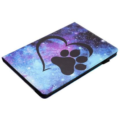 For iPad Pro 11 (2024) Case Pattern Printing Support Stand Card Holder Leather Tablet Cover