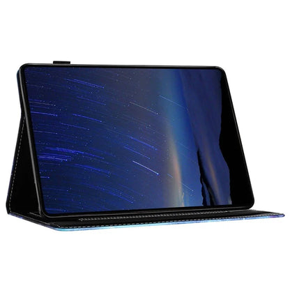 For iPad Pro 11 (2024) Case Pattern Printing Support Stand Card Holder Leather Tablet Cover