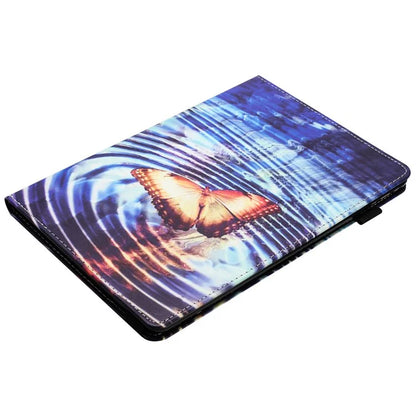 For iPad Pro 11 (2024) Case Pattern Printing Support Stand Card Holder Leather Tablet Cover