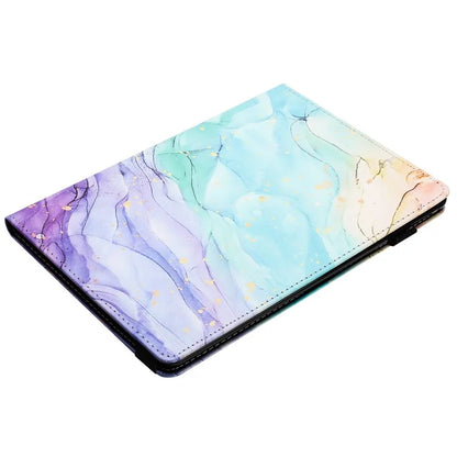 For iPad Pro 11 (2024) Case Pattern Printing Support Stand Card Holder Leather Tablet Cover
