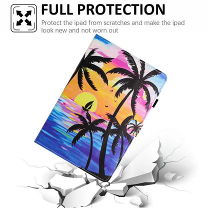 For iPad Pro 11 (2024) Case Pattern Printing Support Stand Card Holder Leather Tablet Cover