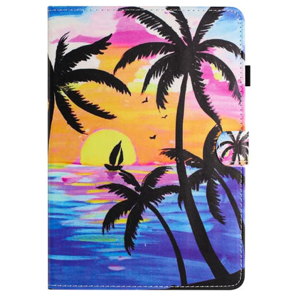 For iPad Pro 11 (2024) Case Pattern Printing Support Stand Card Holder Leather Tablet Cover