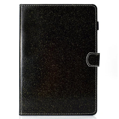 For iPad Pro 11 (2024) Case Card Slot Stand Glittery PU Leather Tablet Cover