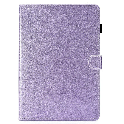 For iPad Pro 11 (2024) Case Card Slot Stand Glittery PU Leather Tablet Cover
