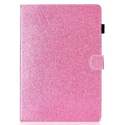For iPad Pro 11 (2024) Case Card Slot Stand Glittery PU Leather Tablet Cover