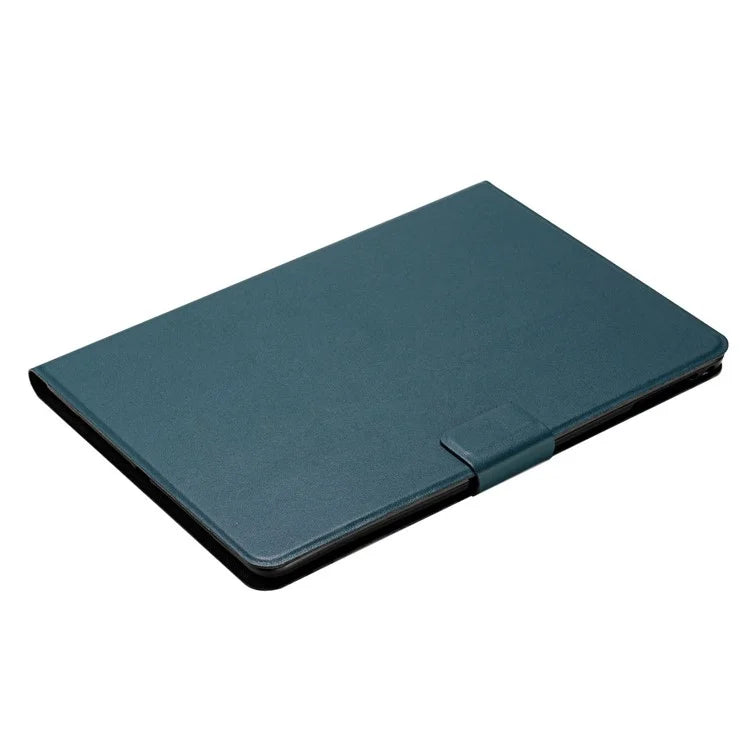 For iPad Pro 11 (2024) Case Shockproof Protective PU Leather Tablet Cover with Card Holderish Green