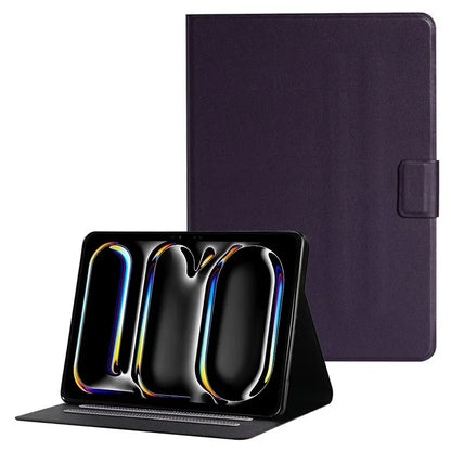 For iPad Pro 11 (2024) Case Shockproof Protective PU Leather Tablet Cover with Card Holder