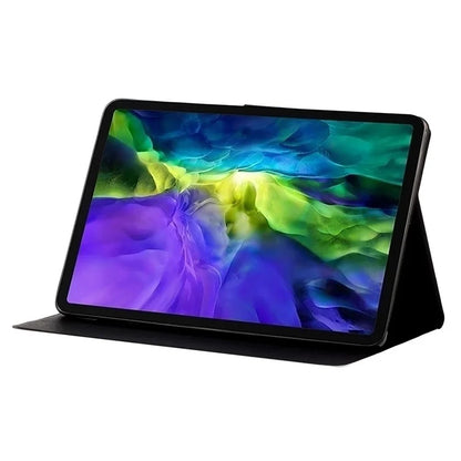 For iPad Pro 11 (2024) Case PU Leather Pattern Printed Card Holder Tablet Cover