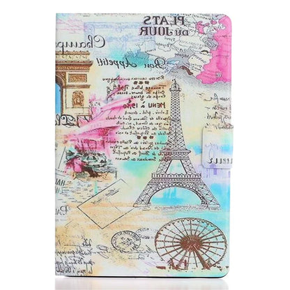 For iPad Pro 11 (2024) Case PU Leather Pattern Printed Card Holder Tablet Cover