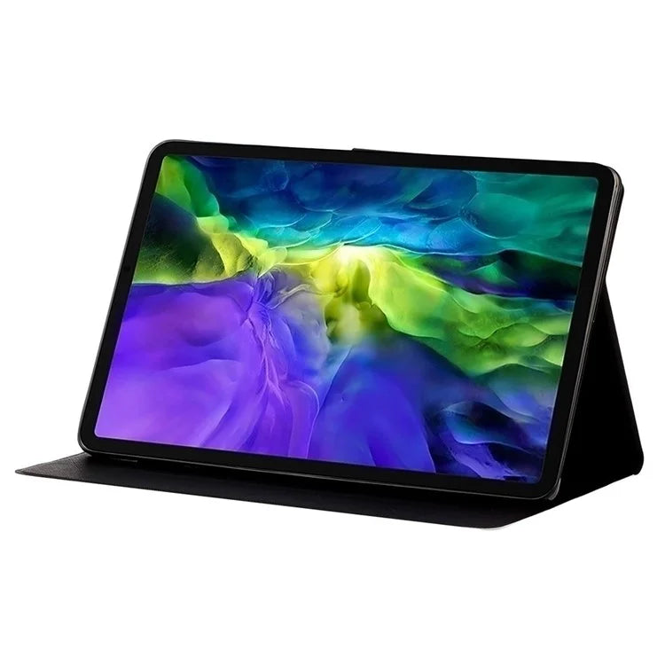 For iPad Pro 11 (2024) Case Pattern Leather Tablet Cover with Card Holder