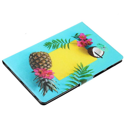 For iPad Pro 11 (2024) Case Pattern Leather Folio Stand Tablet Cover with Card Holder