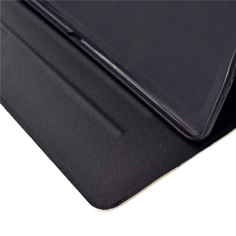 For iPad Pro 11 (2024) Case Pattern Leather Folio Stand Tablet Cover with Card Holder