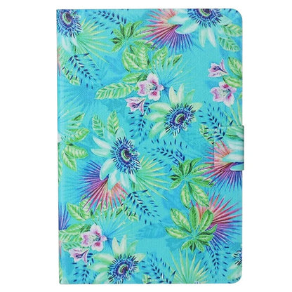 For iPad Pro 11 (2024) Case Pattern Leather Folio Stand Tablet Cover with Card Holder