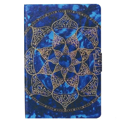 For iPad Pro 11 (2024) Case Pattern Leather Folio Stand Tablet Cover with Card Holder