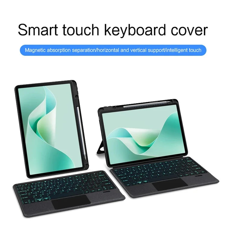 For Huawei MatePad 11.5 S Leather Case with Backlight Wireless Removable Keyboard