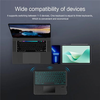 For Huawei MatePad 11.5 S Leather Case with Backlight Wireless Removable Keyboard