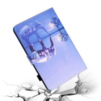 For iPad Pro 11 (2024) Shockproof Case Pattern Print Leather Tablet Cover with Card Holder
