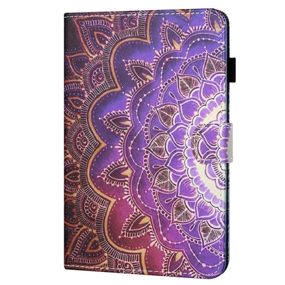 For iPad Pro 11 (2024) Shockproof Case Pattern Print Leather Tablet Cover with Card Holder