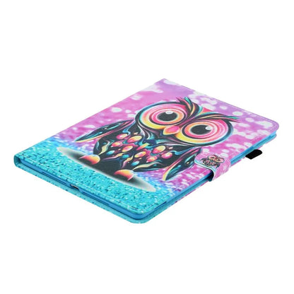 For iPad Pro 11 (2024) Case Pattern PU Leather Tablet Cover with Pencil Holder
