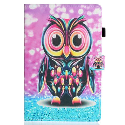 For iPad Pro 11 (2024) Case Pattern PU Leather Tablet Cover with Pencil Holder