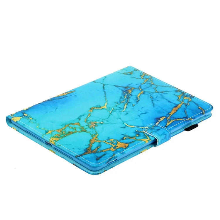 For iPad Pro 11 (2024) Case Pattern PU Leather Tablet Cover with Pencil Holder