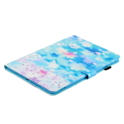 For iPad Pro 11 (2024) Case Pattern PU Leather Tablet Cover with Pencil Holder