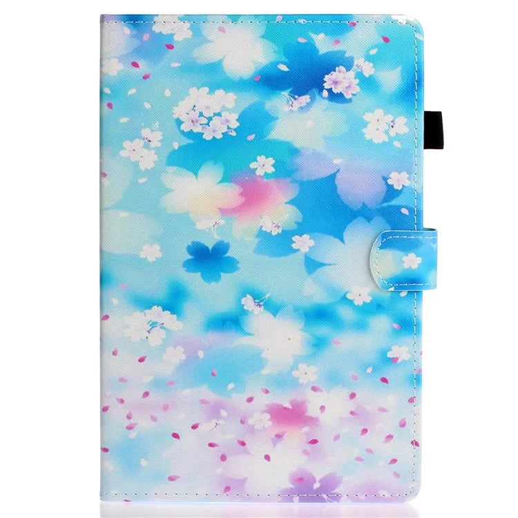 For iPad Pro 11 (2024) Case Pattern PU Leather Tablet Cover with Pencil Holder