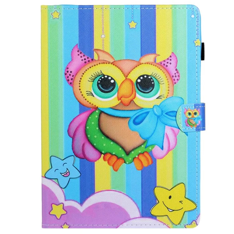 For iPad Pro 11 (2024) Case Pattern Print Shockproof Card Holder Leather Tablet Cover