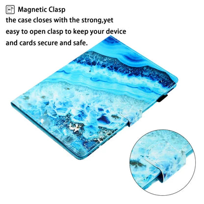 For iPad Pro 11 (2024) Case Pattern Print Shockproof Card Holder Leather Tablet Cover