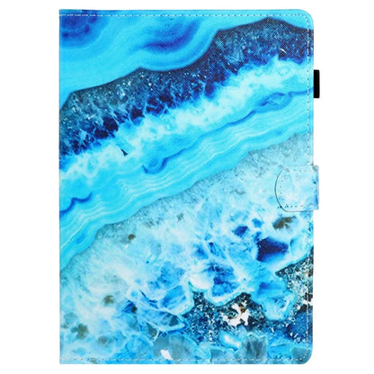 For iPad Pro 11 (2024) Case Pattern Print Shockproof Card Holder Leather Tablet Cover