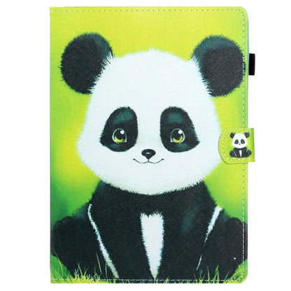For iPad Pro 11 (2024) Case Pattern Print Shockproof Card Holder Leather Tablet Cover