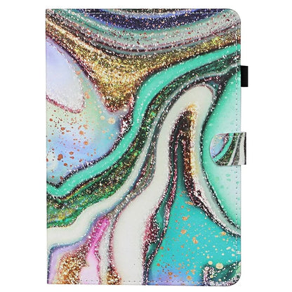 For iPad Pro 11 (2024) Card Slot Case Pattern Print Anti-Scratch Leather Tablet Cover