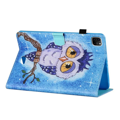 For iPad Pro 11 (2024) Case Pattern Printed Leather Tablet Cover with Card Slots