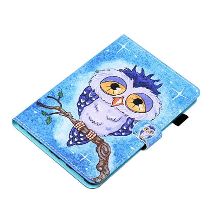 For iPad Pro 11 (2024) Case Pattern Printed Leather Tablet Cover with Card Slots