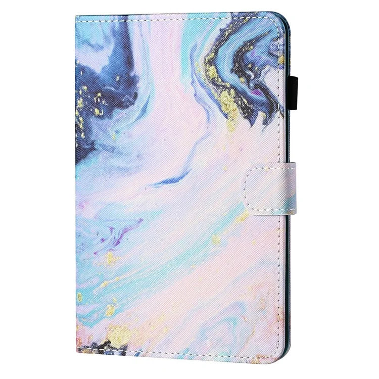For iPad Pro 11 (2024) Case Pattern Printed Leather Tablet Cover with Card Slots