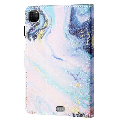 For iPad Pro 11 (2024) Case Pattern Printed Leather Tablet Cover with Card Slots