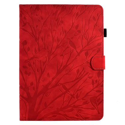 For iPad Pro 11 (2024) Leather Case Tree Pattern Folio Stand Smart Tablet Cover