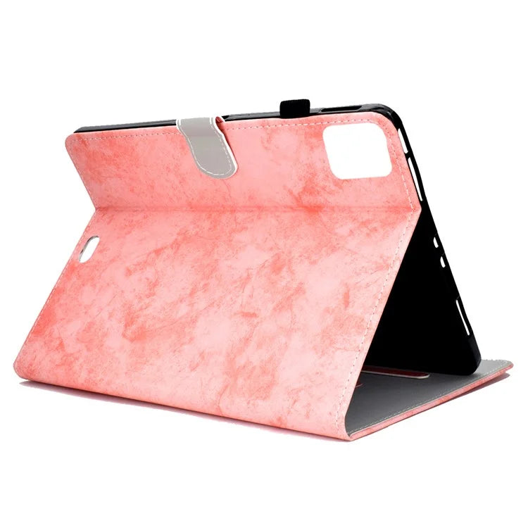 For iPad Pro 11 (2024) Case PU Leather Cloth Texture Stand Protective Tablet Cover