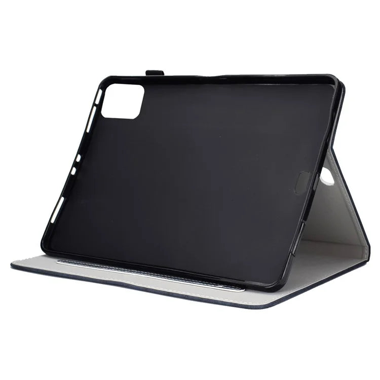 For iPad Pro 11 (2024) Case PU Leather Cloth Texture Stand Protective Tablet Cover