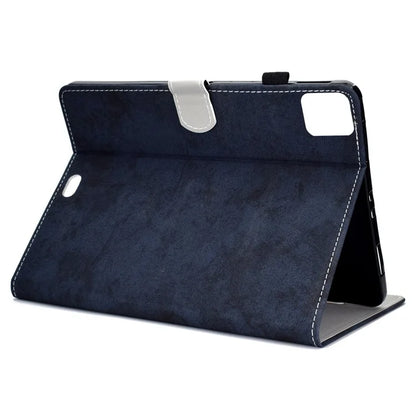 For iPad Pro 11 (2024) Case PU Leather Cloth Texture Stand Protective Tablet Cover