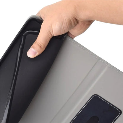 For iPad Pro 11 (2024) Case PU Leather Cloth Texture Stand Protective Tablet Cover