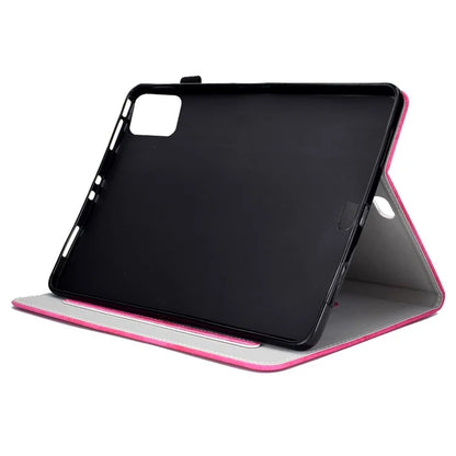 For iPad Pro 11 (2024) Case PU Leather Cloth Texture Stand Protective Tablet Cover