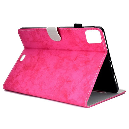 For iPad Pro 11 (2024) Case PU Leather Cloth Texture Stand Protective Tablet Cover