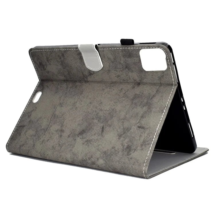 For iPad Pro 11 (2024) Case PU Leather Cloth Texture Stand Protective Tablet Cover
