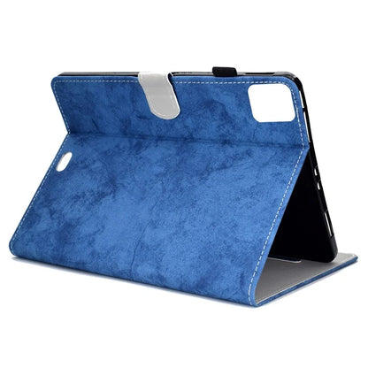 For iPad Pro 11 (2024) Case PU Leather Cloth Texture Stand Protective Tablet Cover