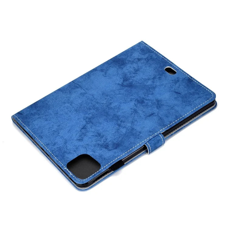 For iPad Pro 11 (2024) Case PU Leather Cloth Texture Stand Protective Tablet Cover