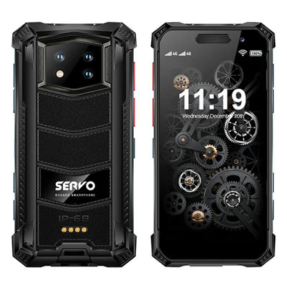 SERVO KING7000 Rugged Mini Smart Phone 4G Global 3.5-inch 6GB RAM + 128GB ROM Android 10 System